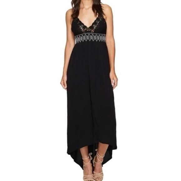 ASTR the label Paola crocheted maxi dress S - Picture 1 of 8